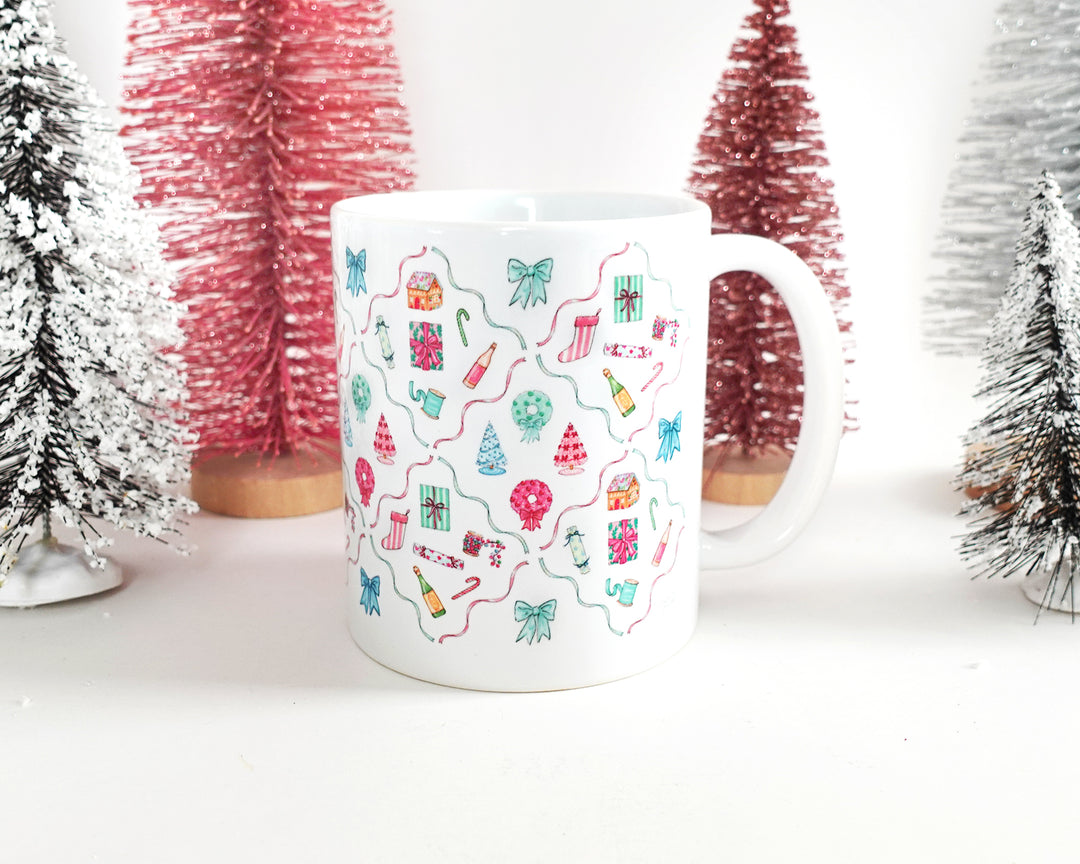 Festive Trimmings Holiday Mug