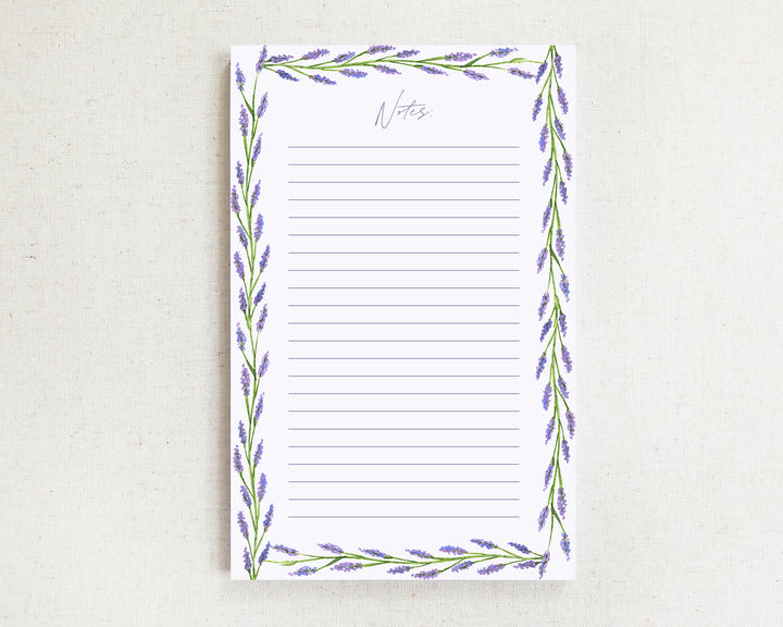 Lavender Rope Personalized Notepad