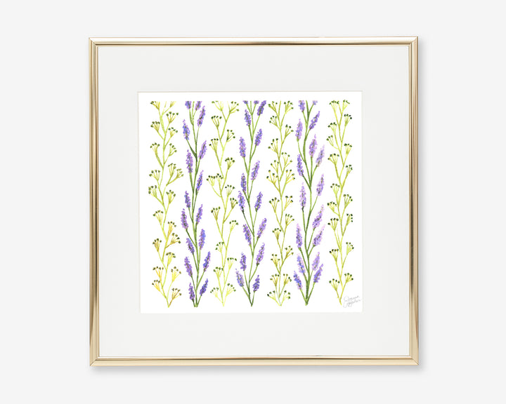 Lavender Rope Watercolor Art Print