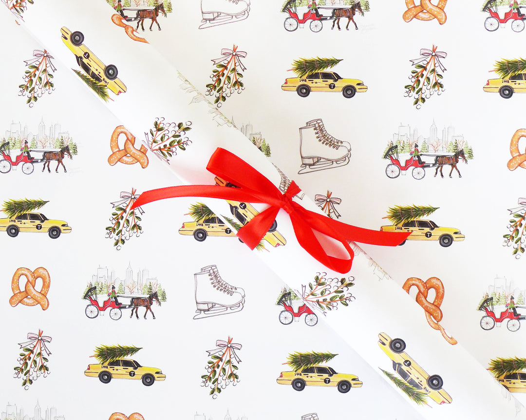 Christmas in New York Gift Wrap Sheets