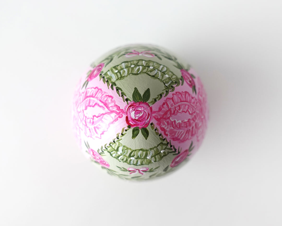 Pink Rococo Heirloom Egg