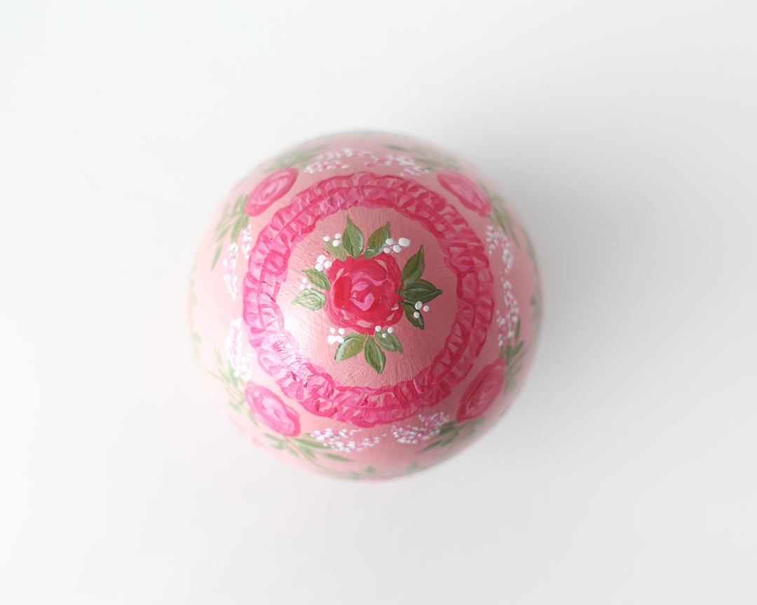 Pink Rose Wallpaper Heirloom Egg