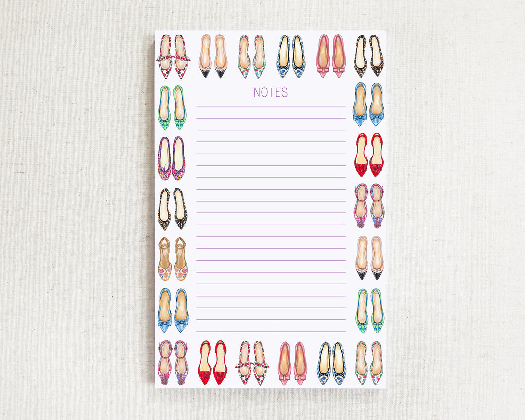 Cheerful Shoes Notepad