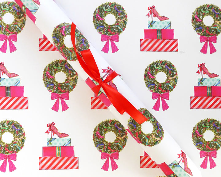 Holiday Shoes Gift Wrap Sheets