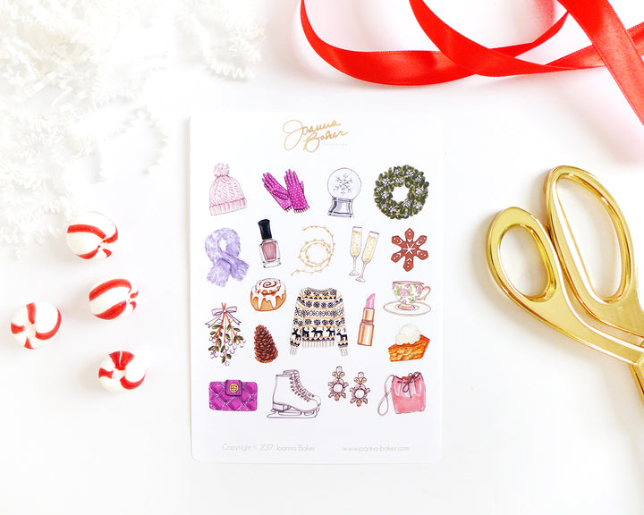 Winter Favorite Things Stickers