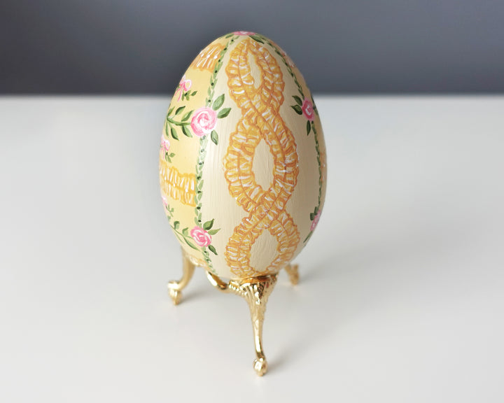 Yellow Rococo Heirloom Egg