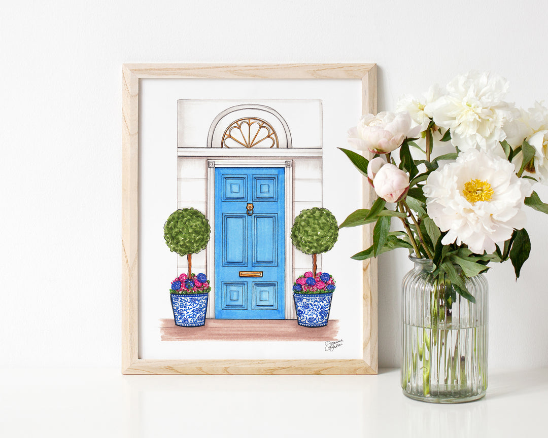 Spring Dream Home Illustration Art Print