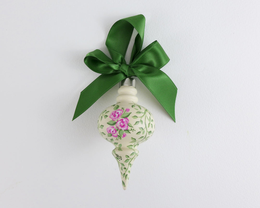 Ivory Rose Bouquet Heirloom Ornament